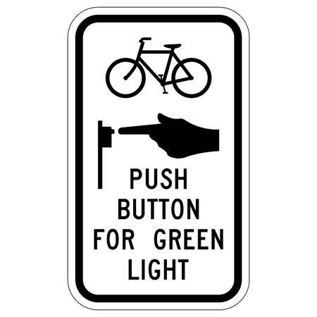 Sign Solutions Usa 15 in Height, 9 in Width, Aluminum, Vertical Rectangle DUS08DWT0915R10-24
